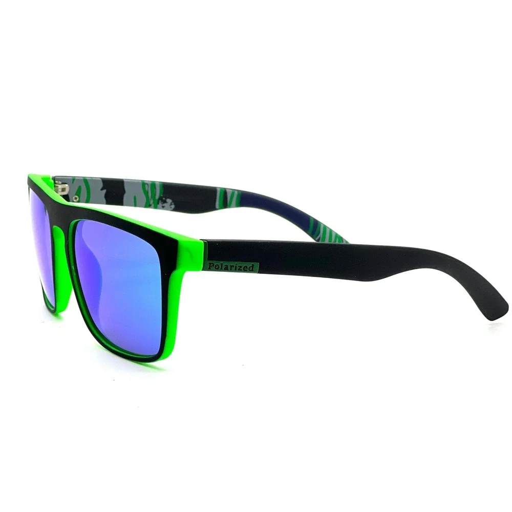 Women Polarized Black Neon Green Wayfarer Sunglasses Mirrored Lenses Sports 2026